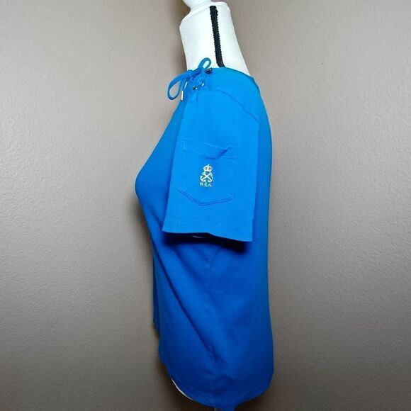 Lauren Ralph Lauren short sleeve blouse Size L - Picture 3 of 8